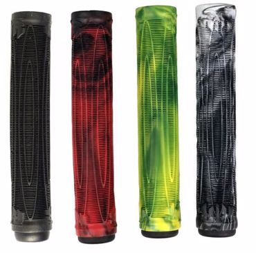 AO SCOOTERS Cory V Grips Swirl - Green/Yellow