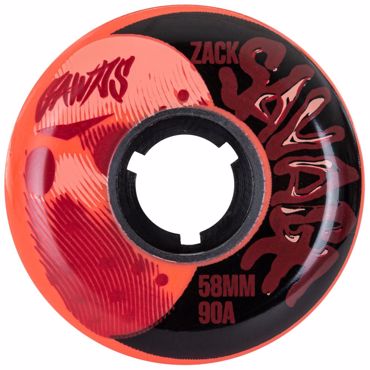 GAWDS Zack Savage II 58mm/90A Wheels - Black/Orange
