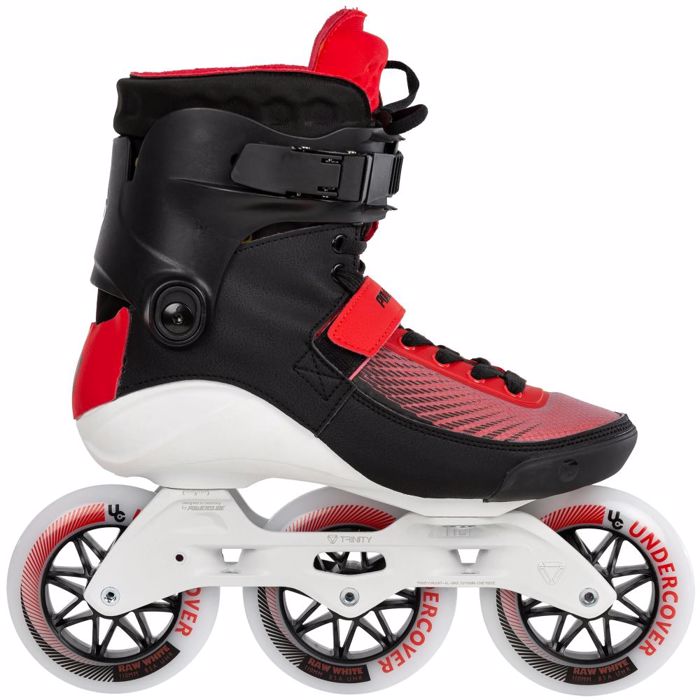 POWERSLIDE Swell Bolt 110 - 3D Adapt Fitness Inline Skates - Black/Red POWERSLIDE Swell Bolt 110 - 3D Adapt Fitness Patinia - Mavro/Kokkino