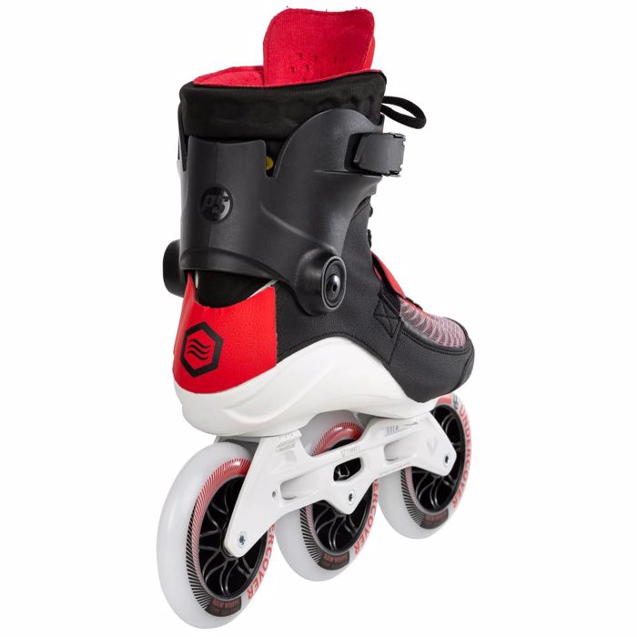 POWERSLIDE Swell Bolt 110 - 3D Adapt Fitness Inline Skates - Black/Red POWERSLIDE Swell Bolt 110 - 3D Adapt Fitness Patinia - Mavro/Kokkino