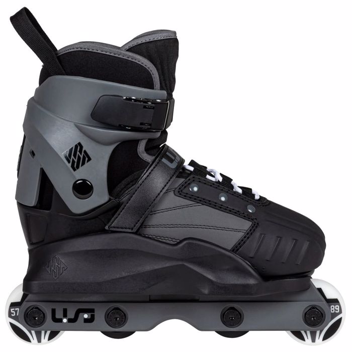 USD Transformer Adjustable Inline Skates - Black/Grey USD Transformer Afxomeioumena Patinia - Mavro/Ggri