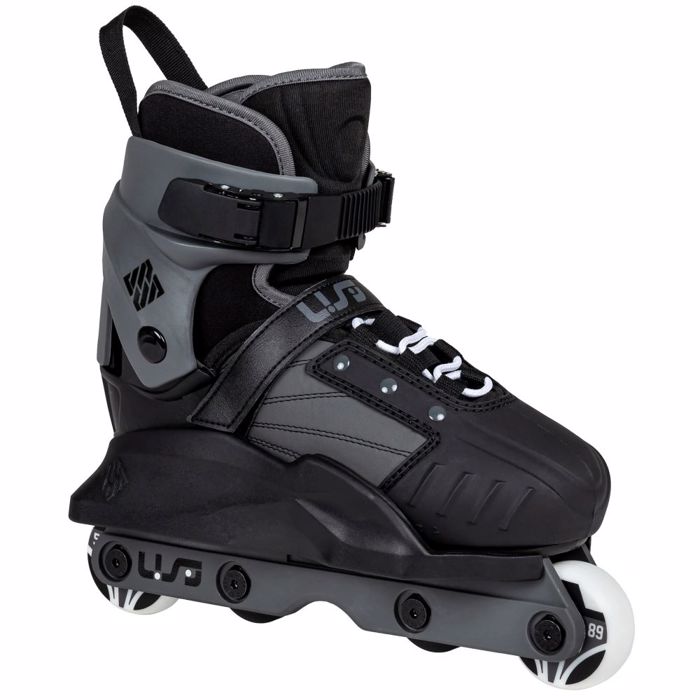 USD Transformer Adjustable Inline Skates - Black/Grey USD Transformer Afxomeioumena Patinia - Mavro/Ggri