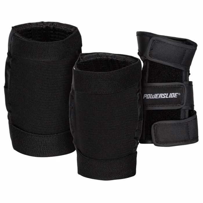 POWERSLIDE Basic Kids Set Paidika Prostateftika - Mavro