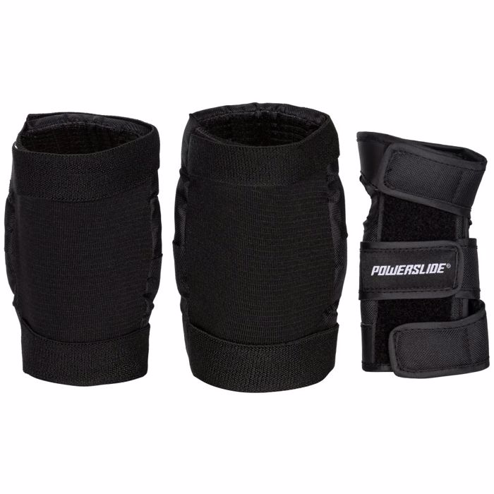 POWERSLIDE Basic Kids Set Paidika Prostateftika - Mavro