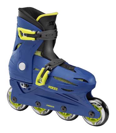 Roces Orlando 4.0 Inline Skates με Προστατευτικά και Κράνος - Μπλε/Λάιμ