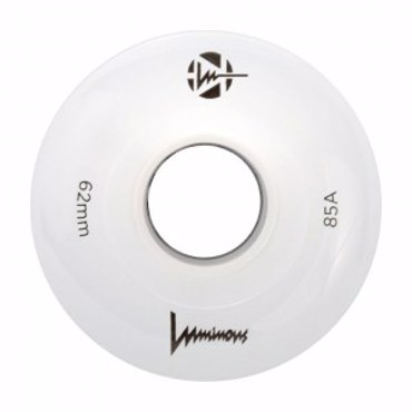 LUMINOUS 62χιλ./85A Sixies White Led Ροδάκια - Λευκό (4αδα)