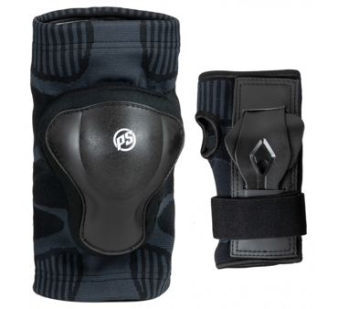 POWERSLIDE Onesie Men Dual Set Adults Protection - Black/Grey