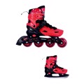 3K Afxomeioumena Patinia/Roller Skates/Pagpedila 3 se 1 - Kokkino