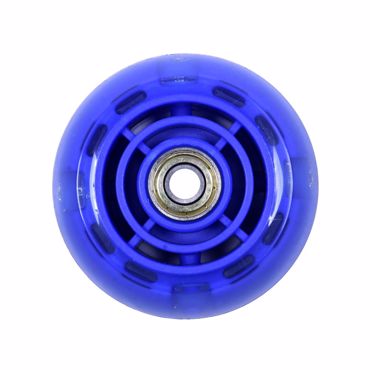 ATHLOPAIDIA rear led wheel with bearing 80mm, for scooter 61215 - Blue