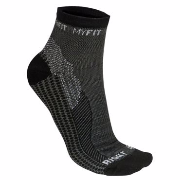 MYFIT Skating Socks Race Κάλτσες - Μαύρο/Γκρι