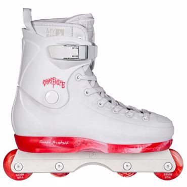 PLAYLIFE Rave Tomo Pro Inline Skates - White/Red