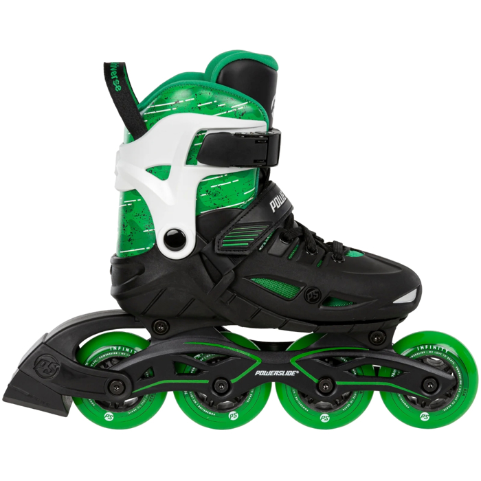 POWERSLIDE Phuzion Universe 4W Adjustable Inline Skates - Green POWERSLIDE Phuzion Universe 4W Afxomeioumena Patinia - Prasino