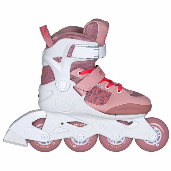 POWERSLIDE Rocket Pale Mauve adj. Inline Skates - White/Pink POWERSLIDE Rocket Pale Mauve adj. Patinia - Lefko/Roz