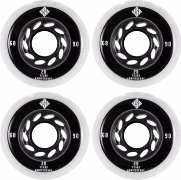 USD Team 20 Years Wheels - Black/White
