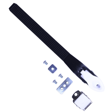 ΑΘΛΟΠΑΙΔΙΑ Λουράκι & Πόρπη για αυξομειούμενα πατίνια - Μαύρο