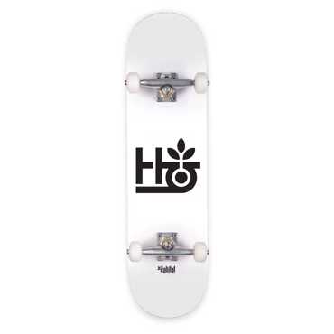 HABITAT Pod Complete Skateboard 8'' - White HABITAT Pod Complete Skateboard 8'' - White