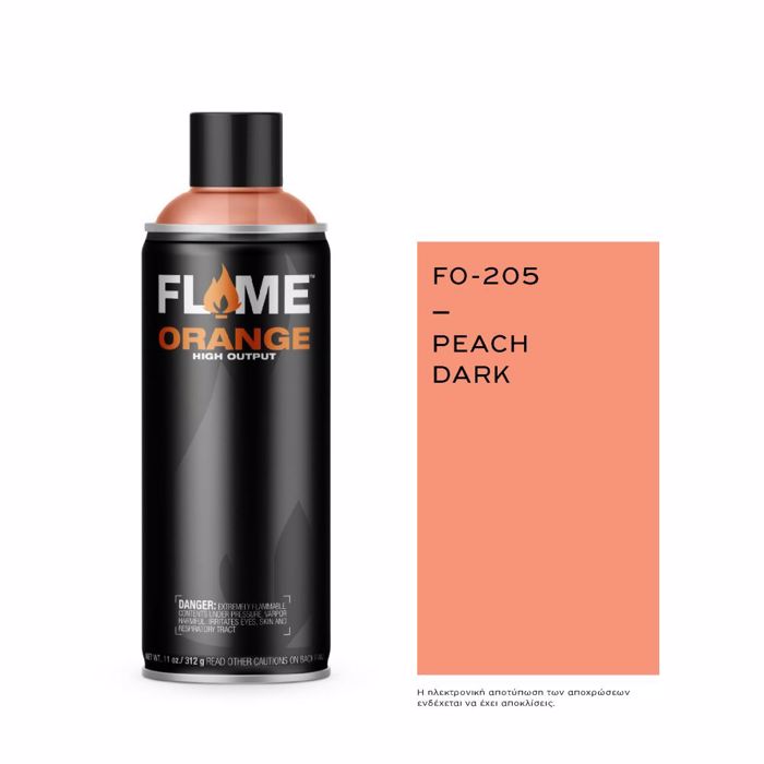 Spray Flame Orange 400ml, Peach Dark