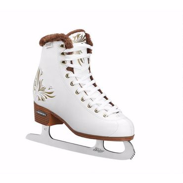 Roller Blade Diva Ice Skates - White/Brown Roller Blade Diva Ice Skates - White/Brown
