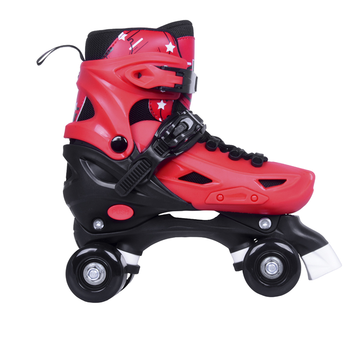 3K Afxomeioumena Patinia/Roller Skates/Pagpedila 3 se 1 - Kokkino