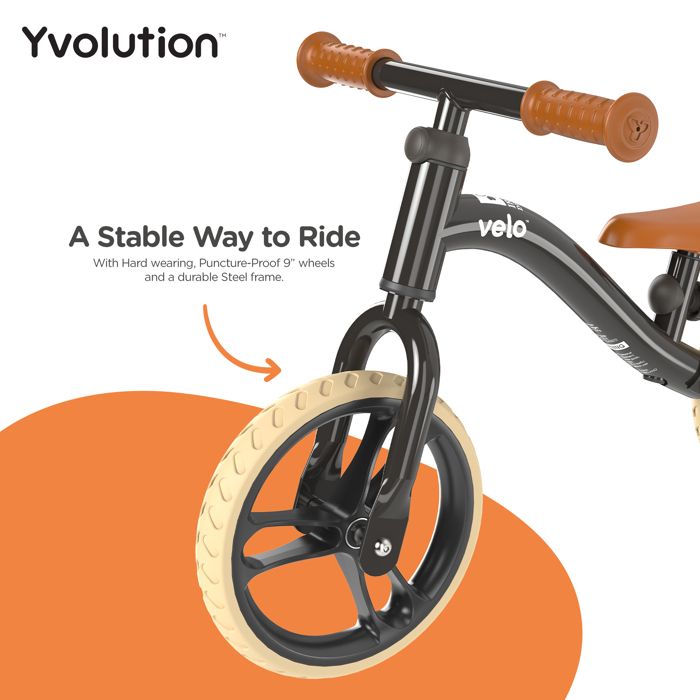 YVOLUTION Velo Junior Air 2021 Podilato Isorropias - Mavro