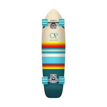 OCEAN PACIFIC swell cruiser skateboard 8.25'' - Μπεζ/Γαλάζιο