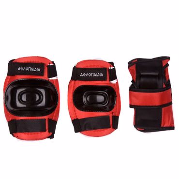 ΑΘΛΟΠΑΙΔΙΑ Σειρά Παιδικά Προστατευτικά - Κόκκινο