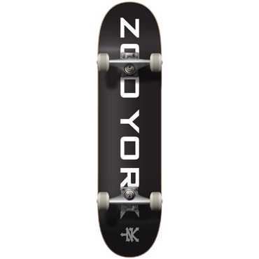 ZOO YORK OG 95 Logo Block Complete Skateboard 8'' -  Black/White ZOO YORK OG 95 Logo Block Complete Skateboard 8'' -  Black/White