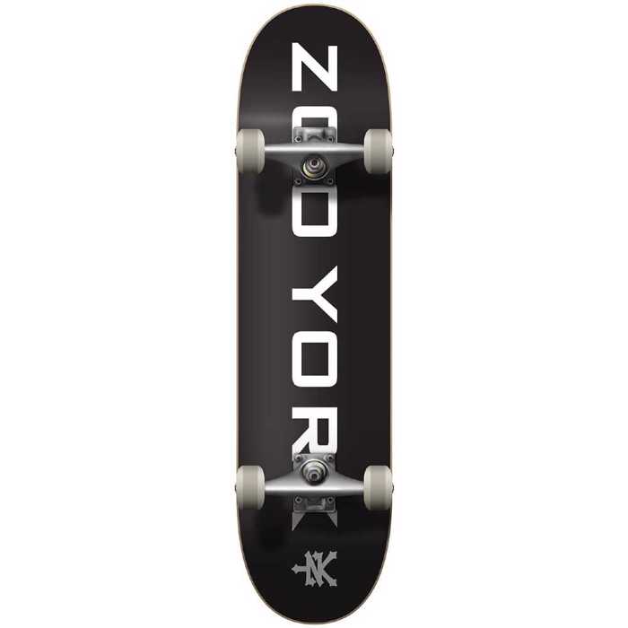 ZOO YORK OG 95 Logo Block Complete Skateboard 8'' - Mavro/Lefko