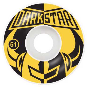 DARKSTAR Divide 51mm Wheels - Mustard