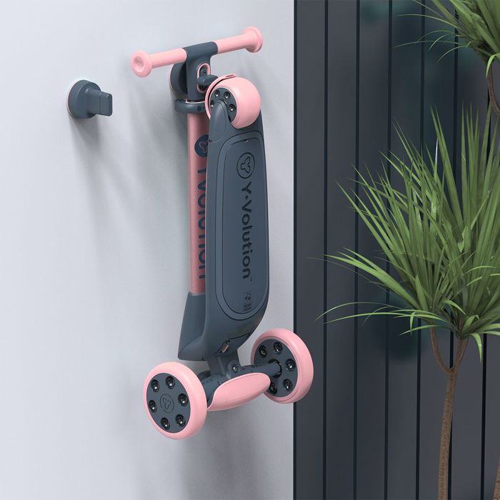 YVOLUTION YGlider NUA 3rodo Patini - Roz