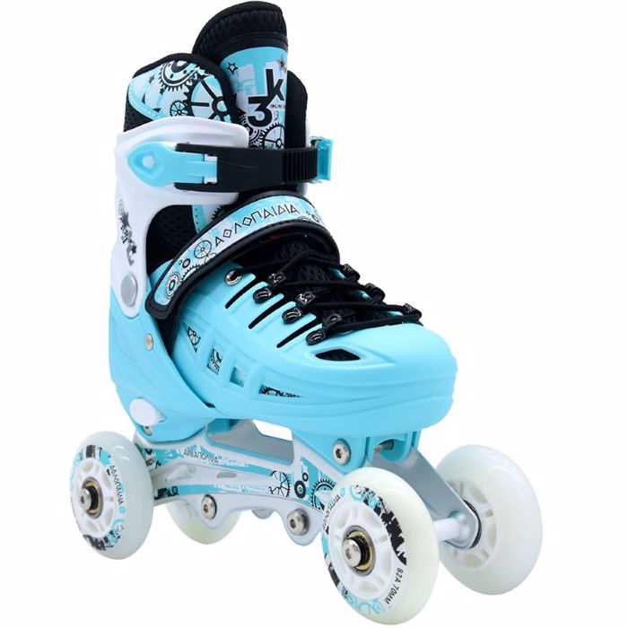 3K Afxomeioumena Patinia/Roller Skates/Pagpedila 3 se 1 - Menta