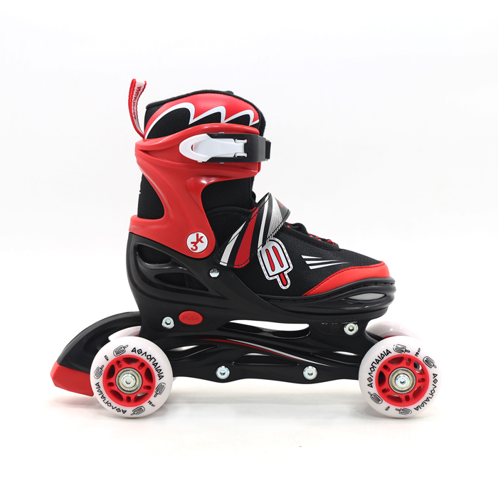 ATHLOPAIDIA Adjustable Kids Inline/Roller Skates/Ice Skates 3 in 1, for Boys AThLOPAIDIA Afxomeioumena Inline/Roller Skates/Pagpedila, 3 se 1, ga Agria