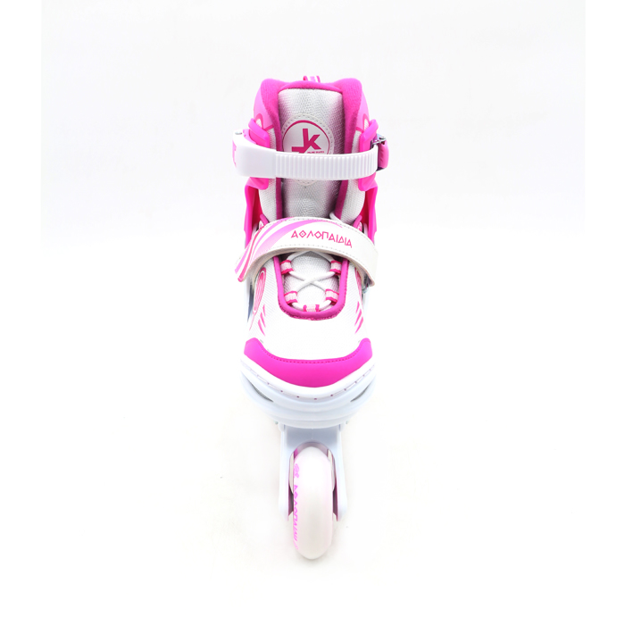 ATHLOPAIDIA Adjustable Kids Inline/Roller Skates/Ice Skates 3 in 1, for Girls AThLOPAIDIA Afxomeioumena Inline/Roller Skates/Pagpedila, 3 se 1, ga Koritsia