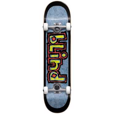 BLIND OG Box Out FP Premium Complete Skateboard 7.625'' - Black/Blue BLIND OG Box Out FP Premium Complete Skateboard 7.625'' - Black/Blue