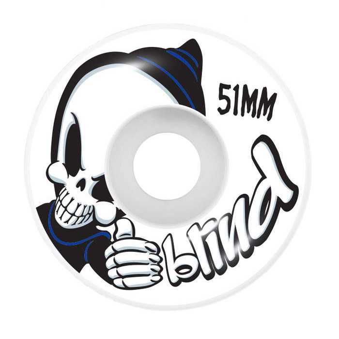 BLIND  Reaper Yth FP Soft Wheels Complete Skateboard Checkered7.375'' - Teal