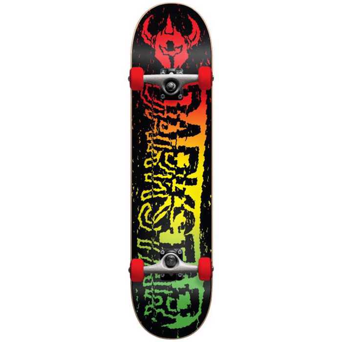 DARKSTAR VHS FP W/Soft Wheels Complete Skateboard 7.5'' - Rasta