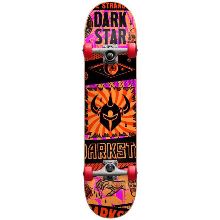 DARKSTAR Collapse FP W/Stocing Complete Skateboard 7.875'' - Orange