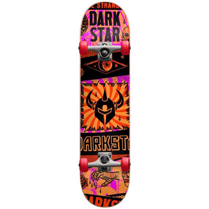 DARKSTAR Collapse FP W/Stocing Complete Skateboard 7.875' - Orange