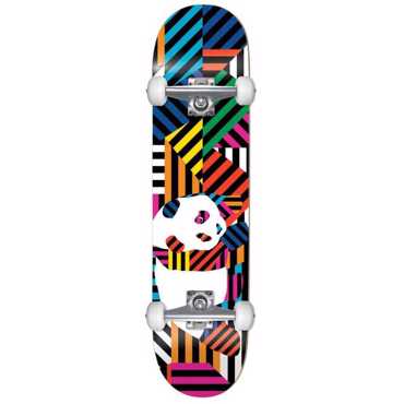 ENJOI Panda Stripes Resin Complete Skateboard 7.75'' - Multi ENJOI Panda Stripes Resin Complete Skateboard 7.75'' - Multi