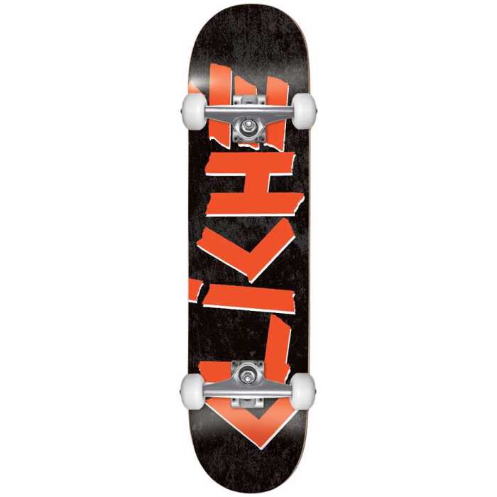 CLISHE Scotch FP Complete Skateboard 7.75' - Mavro/Kokkino