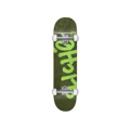 CLICHE Handwritten Yth FP Complete Skateboard 7.375' - Forest Green