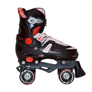 3K Adjustable Quad Skates - Red