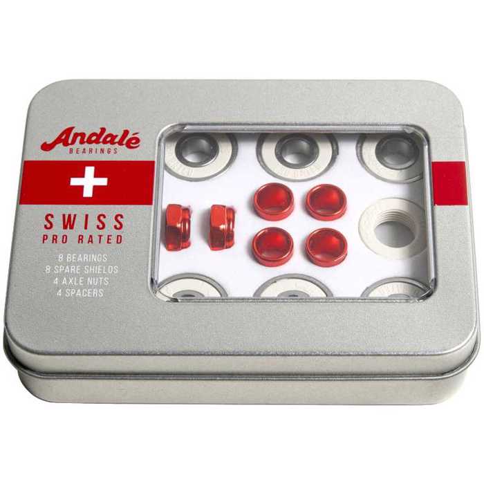 ANDALE Swiss Rouleman & Spacers Andale Tin Box