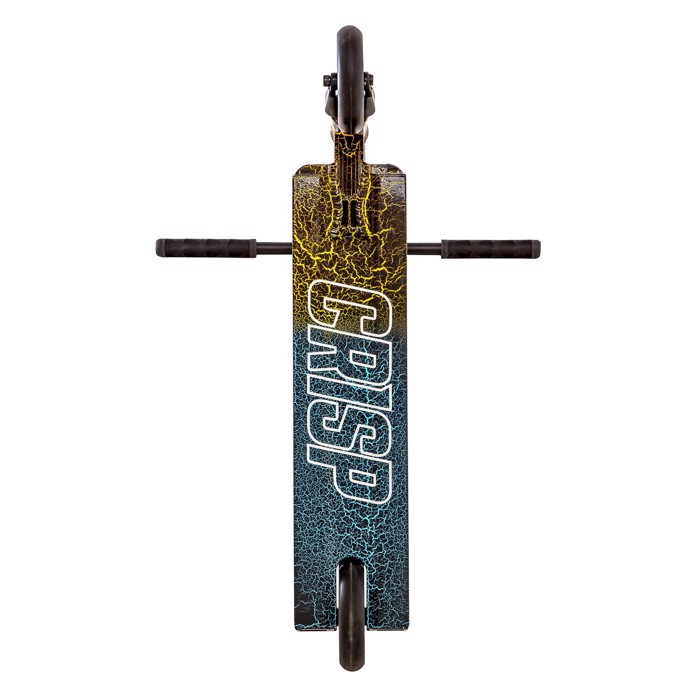 Crisp Ultima Scooter - T Gold & Blue Cracking/Black Crisp Ultima Patini - T Gold & Blue Cracking/Black