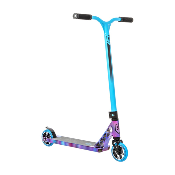 Grit Mayhem Scooter - Neo Painted/Blue Grit Mayhem Patini - Neo Painted/Blue