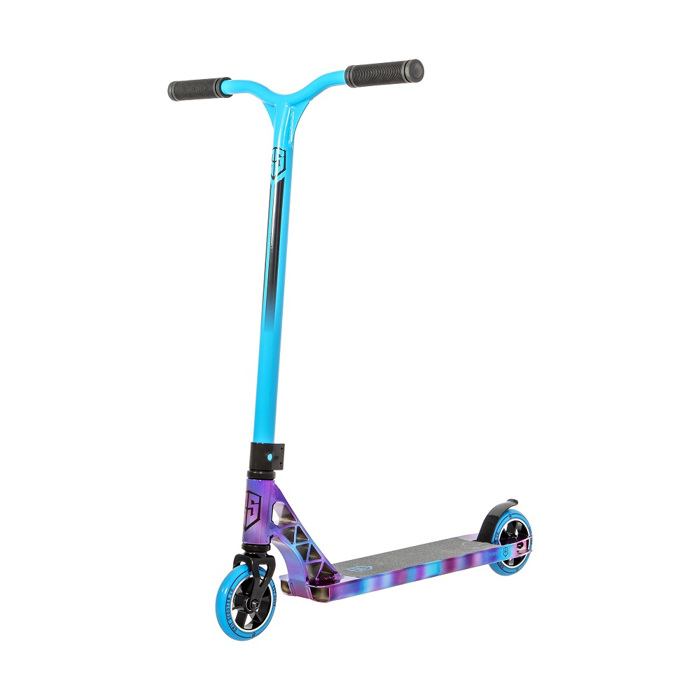Grit Mayhem Scooter - Neo Painted/Blue Grit Mayhem Patini - Neo Painted/Blue
