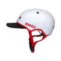 ENNUI Elite White Red Shiny Kranos me afairoumeno peak (54-59cm)