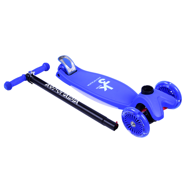 AThLOPAIDIA 3troxo Patini (Scooter) Me Fotizomeni Basi Kai Rodakia - Ble