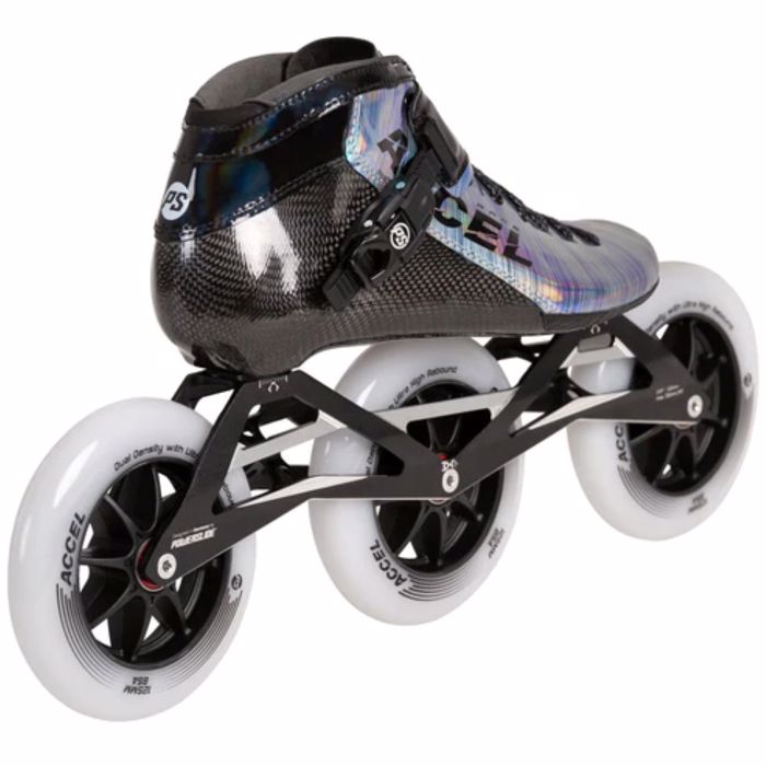 POWERSLIDE ACCEL Race Reflective 125 Patinia - Chrome Mirror