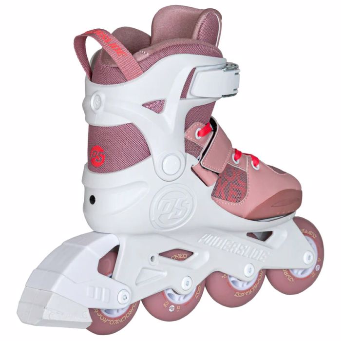 POWERSLIDE Rocket Pale Mauve adj. Inline Skates - White/Pink POWERSLIDE Rocket Pale Mauve adj. Patinia - Lefko/Roz